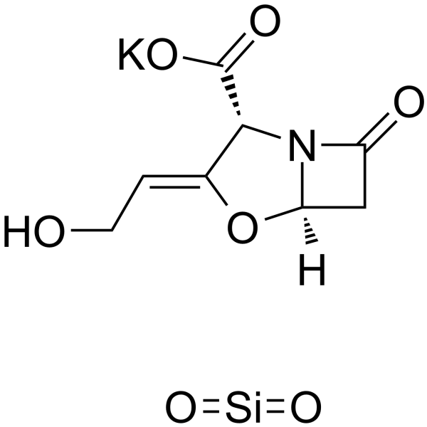 Potassium clavulanate mixture with silicon dioxide (1:1)
